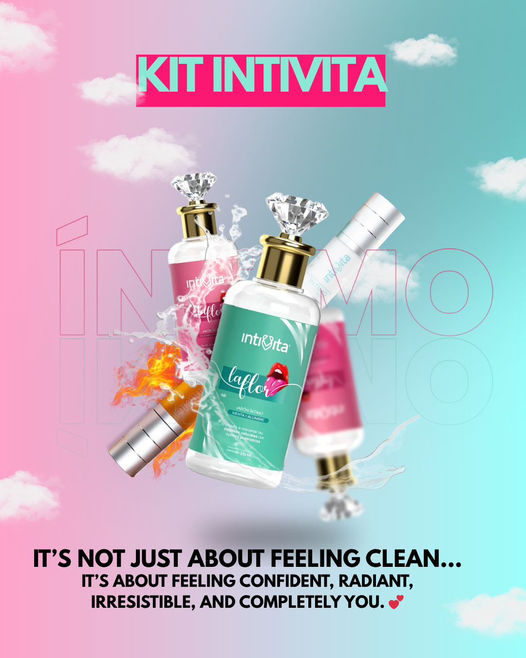 🌸 Intivita La Flor – The Complete Intimate Ritual Set (4-in-1)