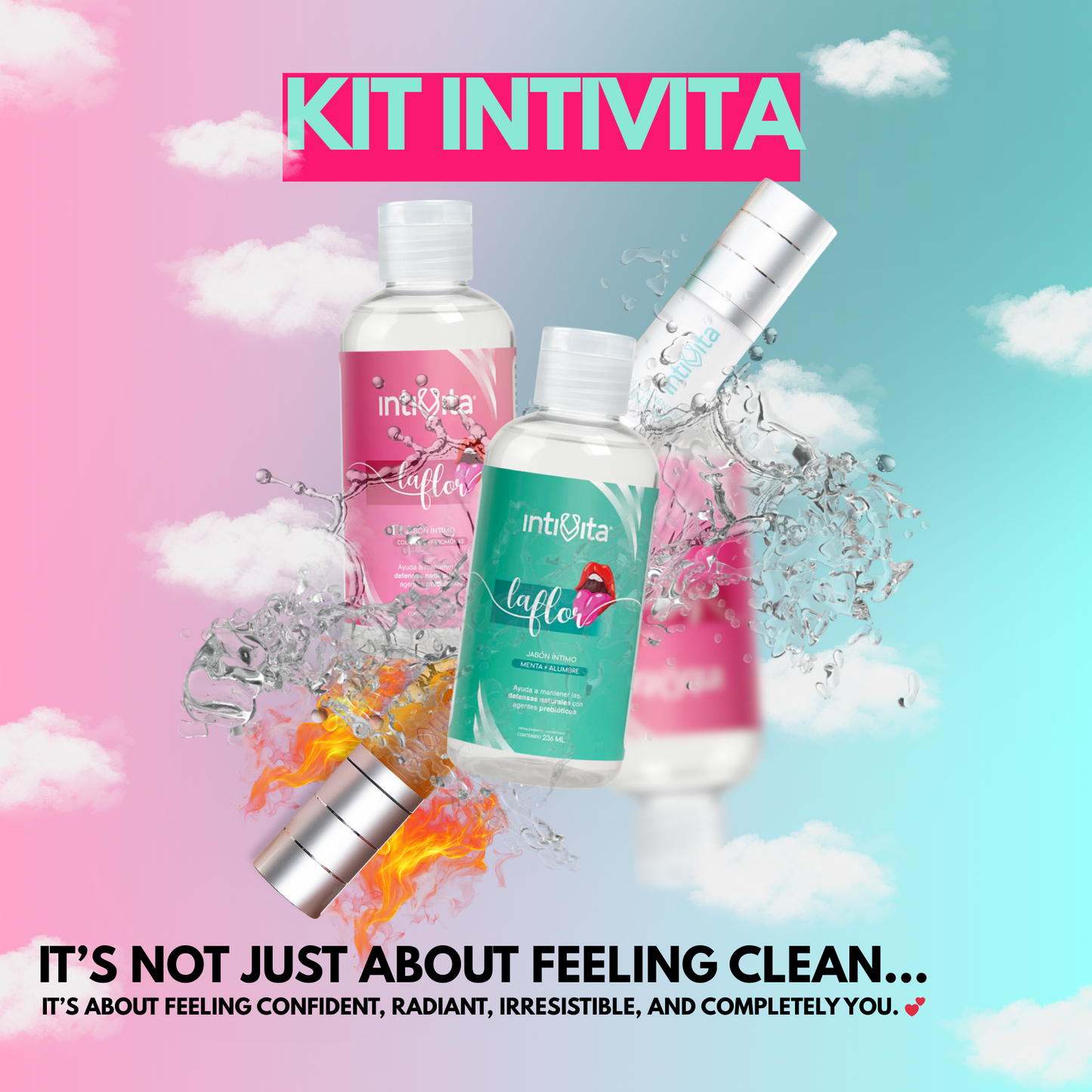 🌸 Intivita La Flor – The Complete Intimate Ritual Set (4-in-1)